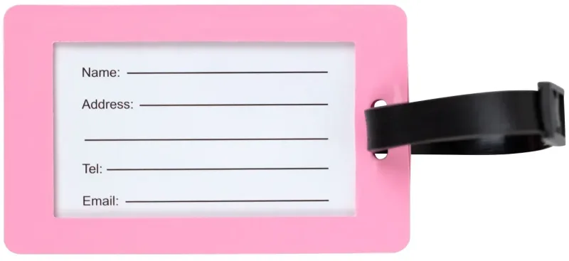 Custom PVC Luggage Tags — view 4