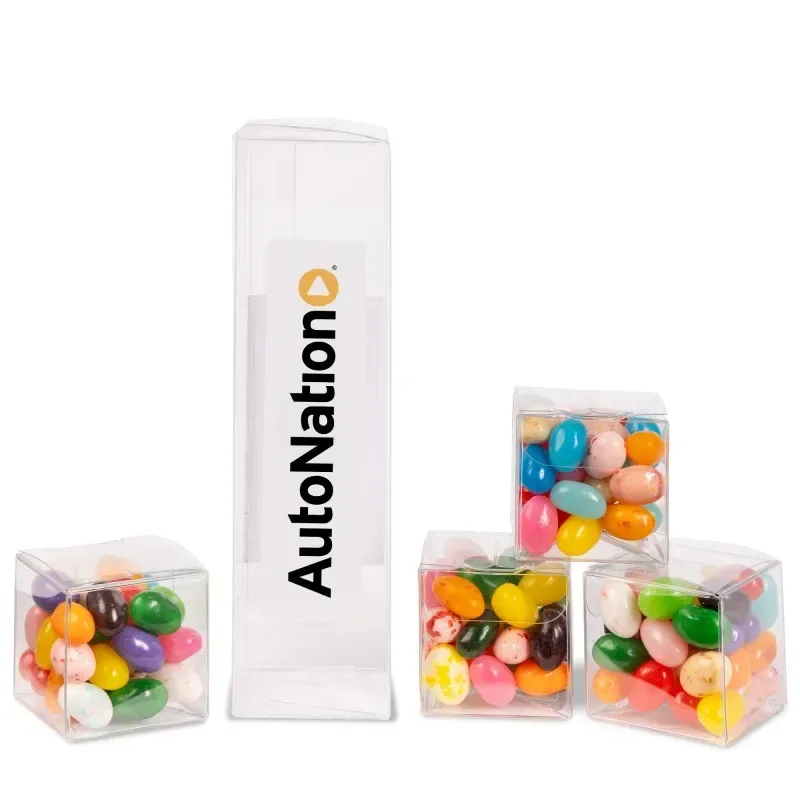 4 Cube Acetate Gift Box with Chocolate Covered Treats — view 5