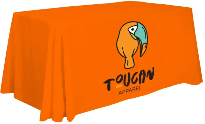 4' Economy Table Throw (Full-Color Front Only) — view 23