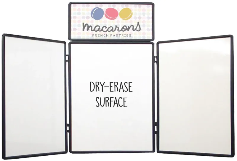 4' Show 'N Write Display (with Header Graphic Panel) — view 2