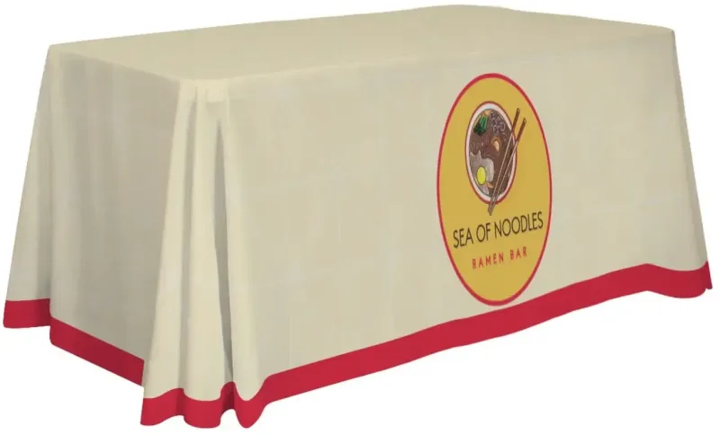 4' Standard Table Throw (Full-Color Full-Bleed) — view 3