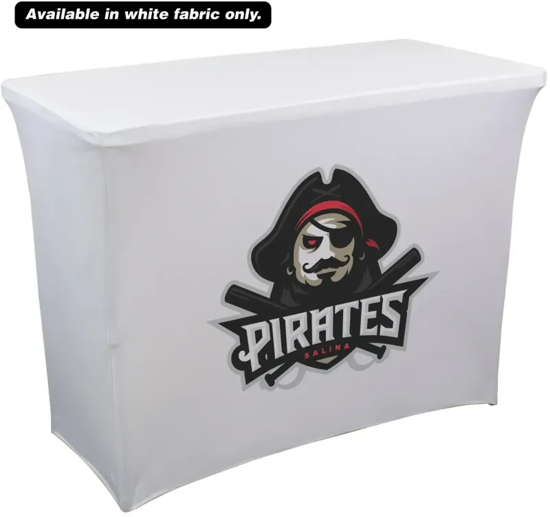 4' UltraFit Demo Table Throw (Full-Color Front Only) — view 2