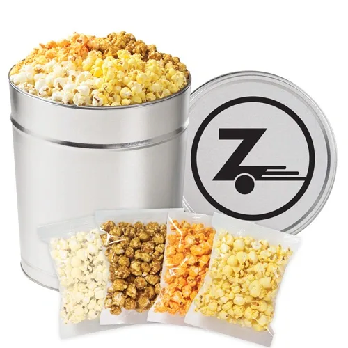4-Way Popcorn Tin Set - Individually Bagged — view 9