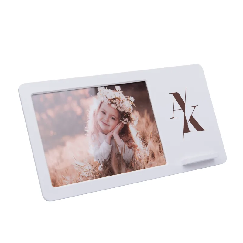 4" x 6" Picture Frame With Wireless Charger — view 2