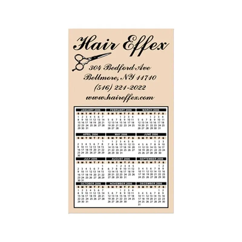 4"x7" Calendar Magnet Custom Imprinted Magnets - 20mil