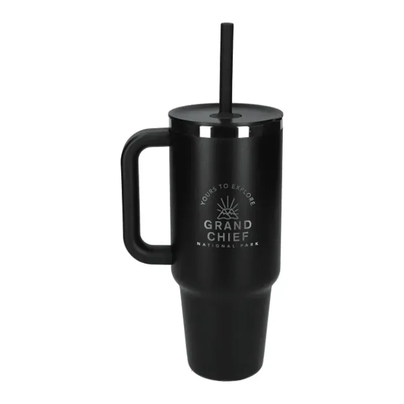 40 oz. Hydro Flask® Travel Tumbler with Straw  — view 2