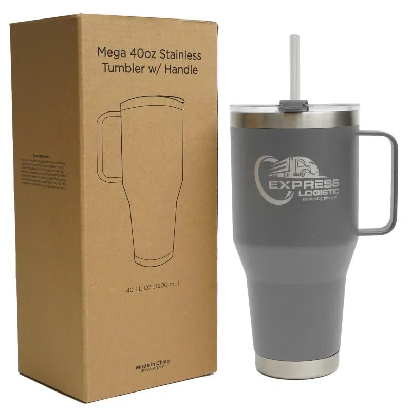 40 oz Mega Tumbler with Handle — view 7