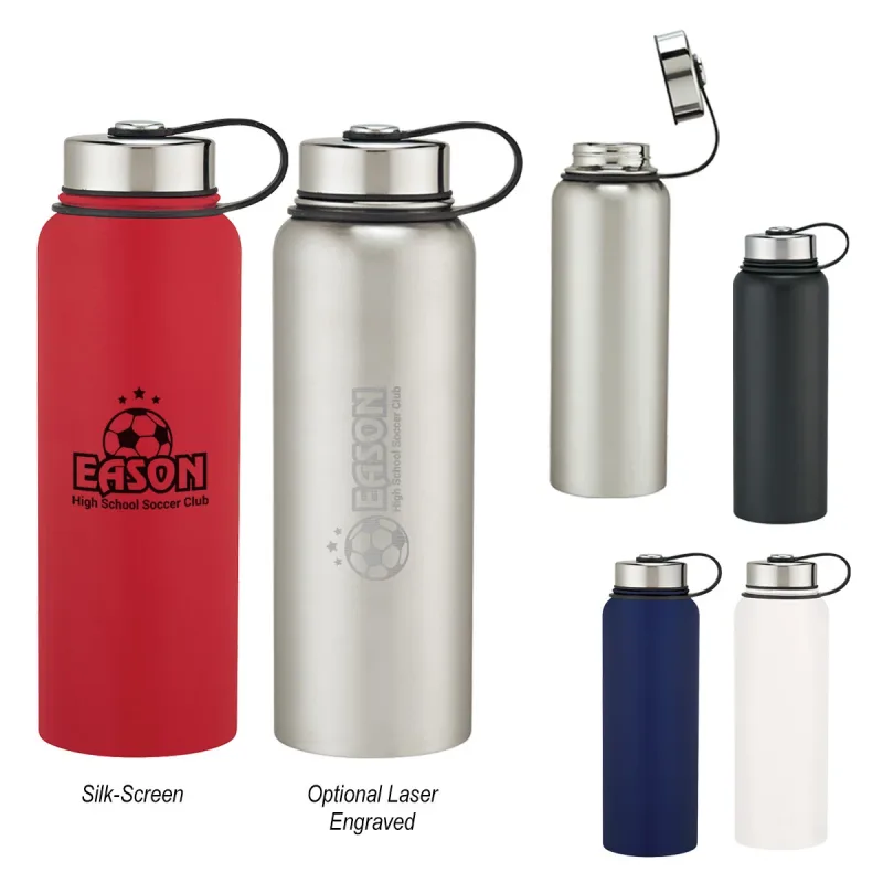 Stainless Steel Invigorate Bottle With Custom Box - 40 Oz. — view 2