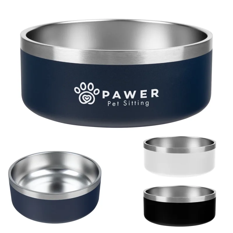 40 Oz. Stainless Steel Pet Bowl — view 6