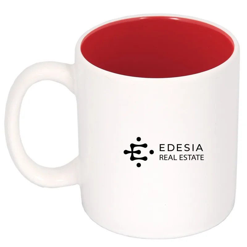 450 Ml. (15 Fl. Oz.) 'C' Handle Two-Tone Mug — view 2