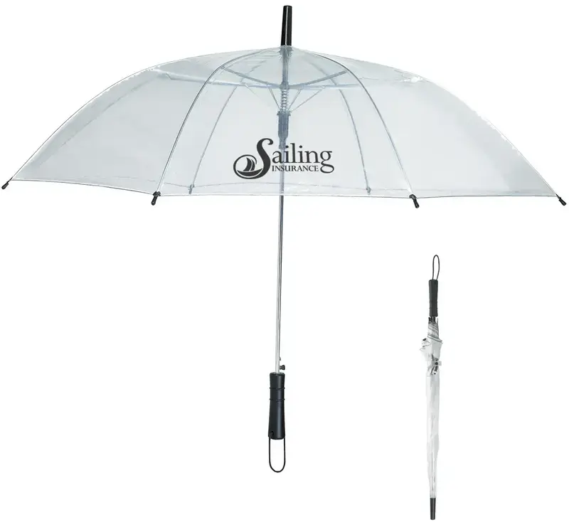 Logo Arc Clear Umbrella - 46"