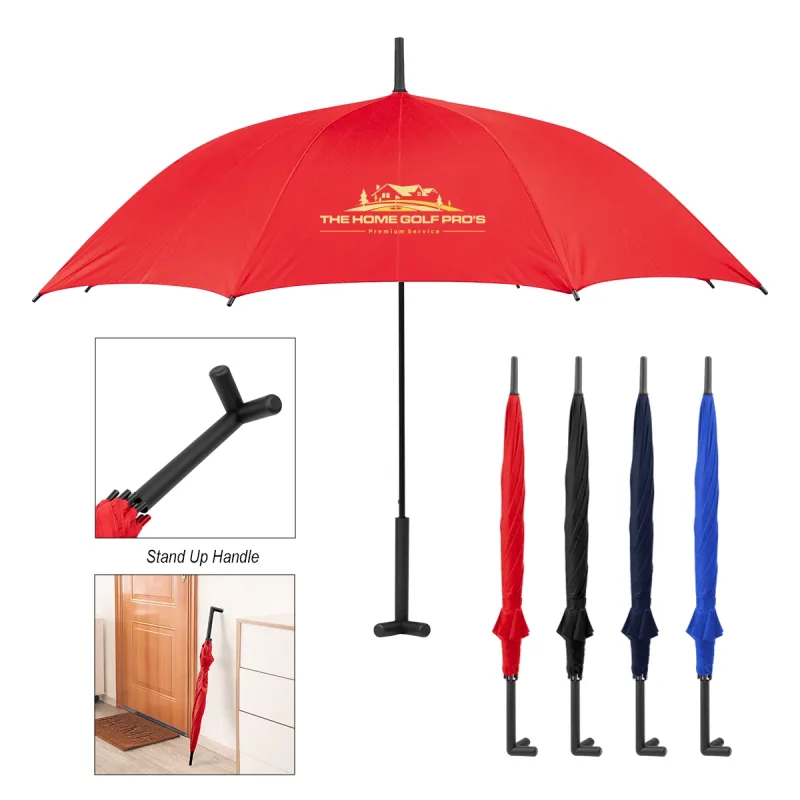 46" Arc Umbrella With Prop Stand — view 1
