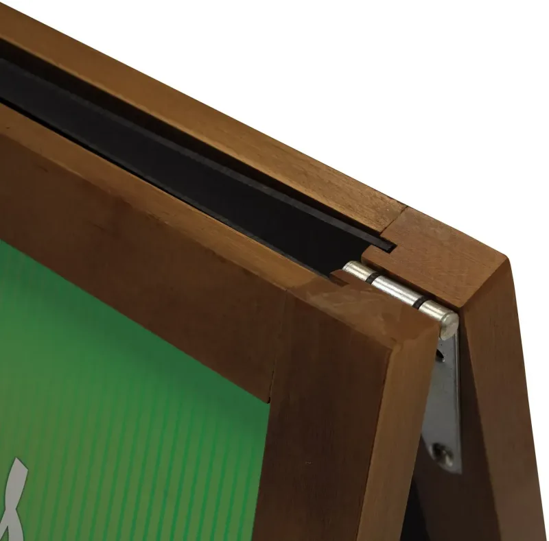 46" Deluxe Wood A-Frame Imprinted Chalkboard Kit — view 5