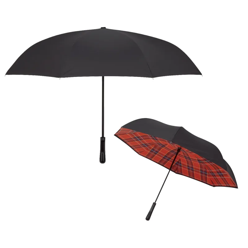 48" Arc Tartan Inversion Umbrella — view 4