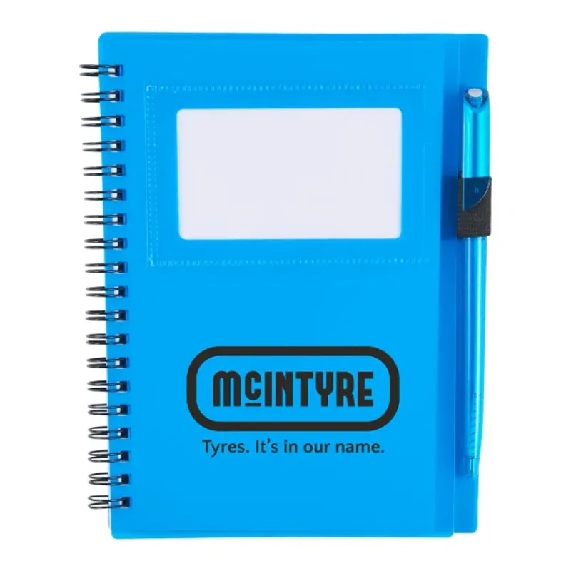 Custom Star Spiral Notebook with Pen - 5.5" x 7" — view 3
