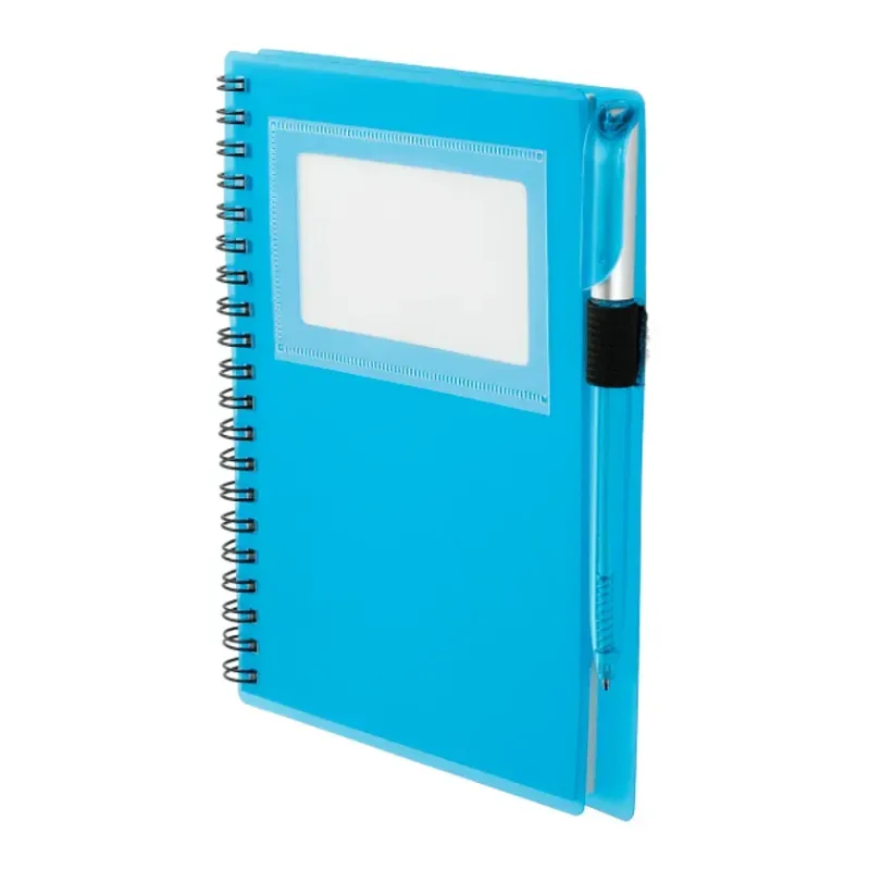 Custom Star Spiral Notebook with Pen - 5.5" x 7" — view 4