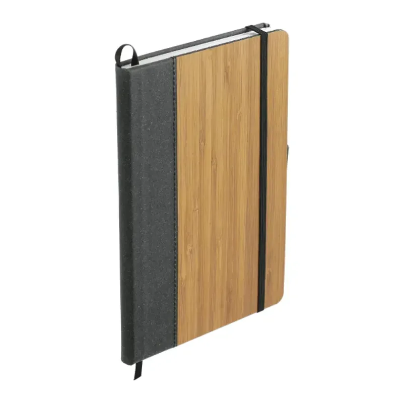 Personalized Bamboo Bound JournalBook - 5.5" x 8.5" — view 5