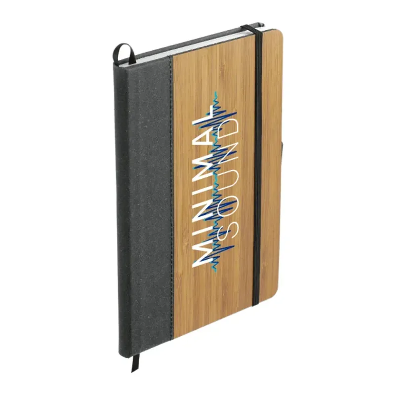 Personalized Bamboo Bound JournalBook - 5.5" x 8.5" — view 8