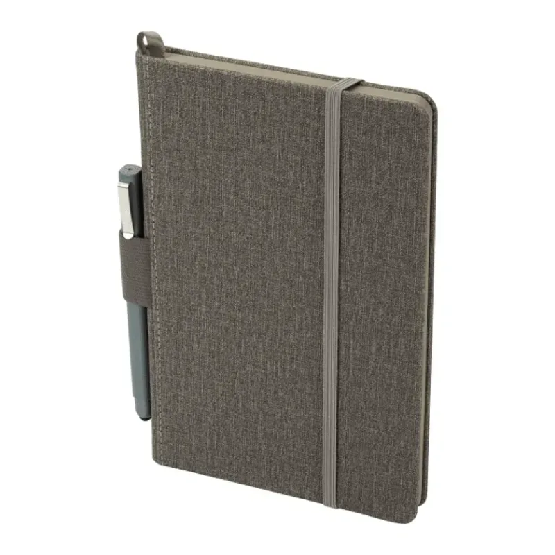 Custom Heathered Hard Bound JournalBook - 5.5" x 8.5" — view 3