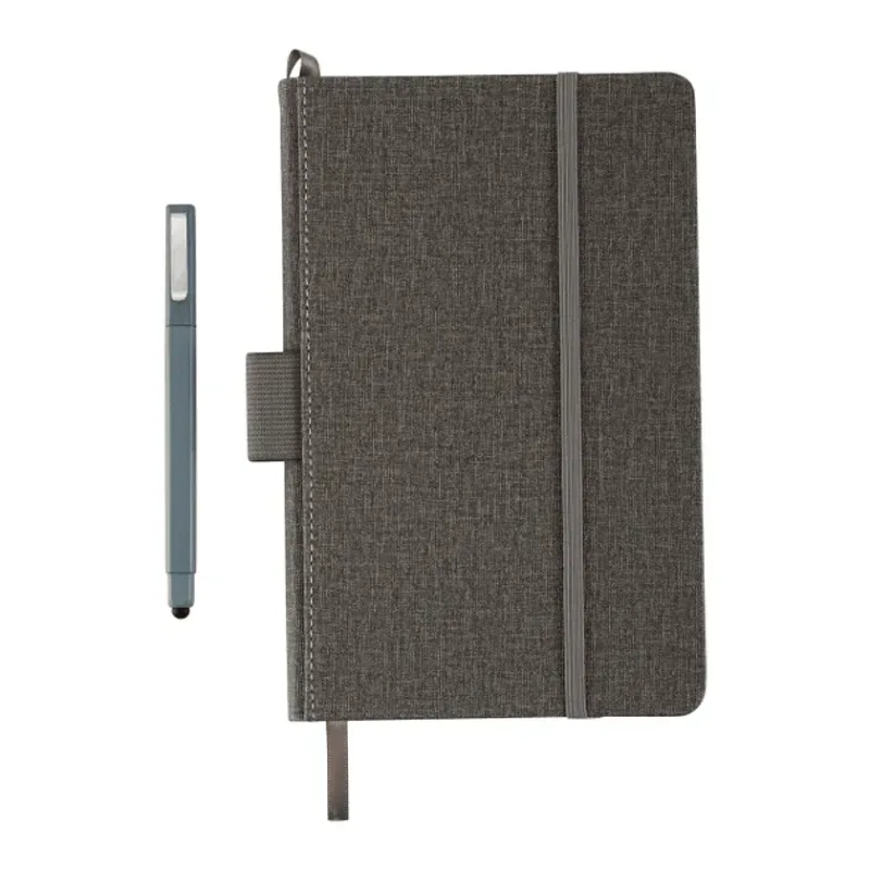 Custom Heathered Hard Bound JournalBook - 5.5" x 8.5" — view 4
