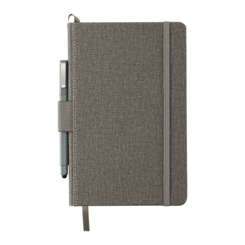 Custom Heathered Hard Bound JournalBook - 5.5" x 8.5" — view 5