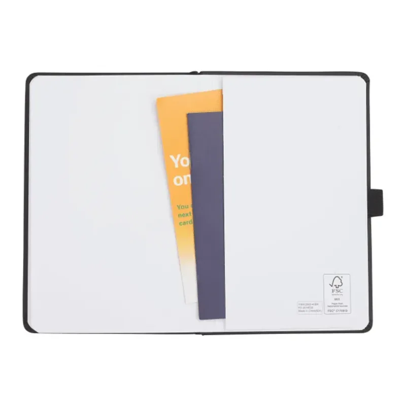 5.5" x 8.5" FSC® Mix Pineapple Leather Journal — view 4