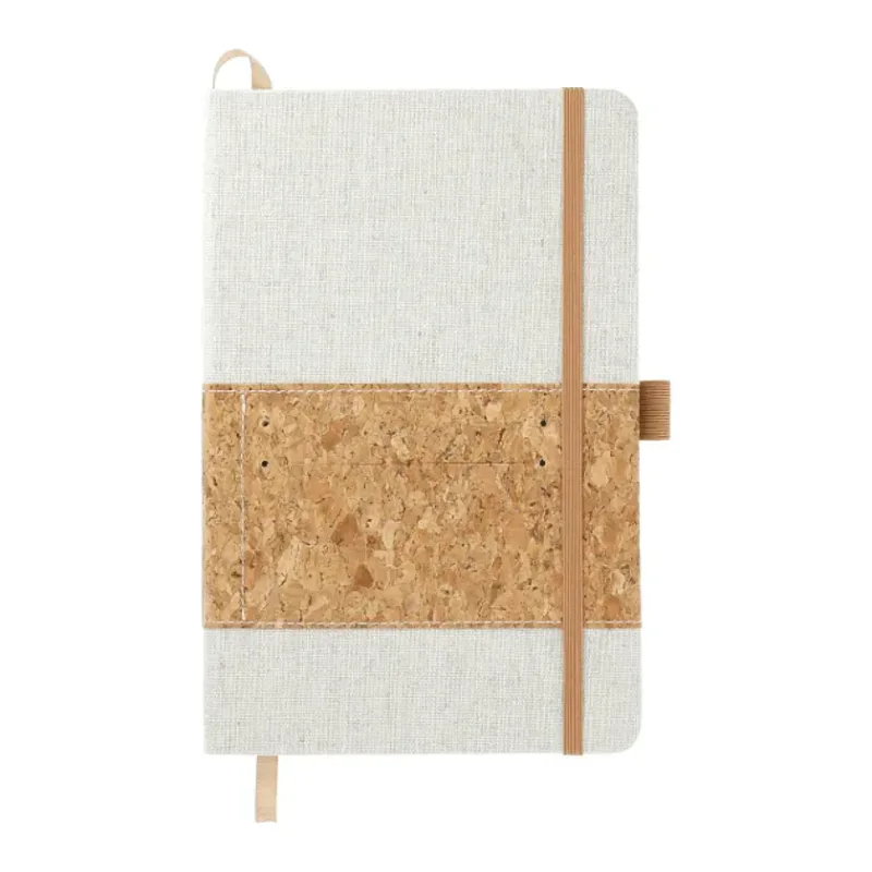 Custom EcoSmart Cotton Cork Notebook - 5.5"x8.5" — view 6
