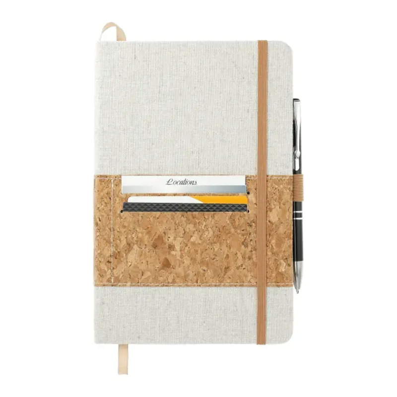 Custom EcoSmart Cotton Cork Notebook - 5.5"x8.5" — view 7