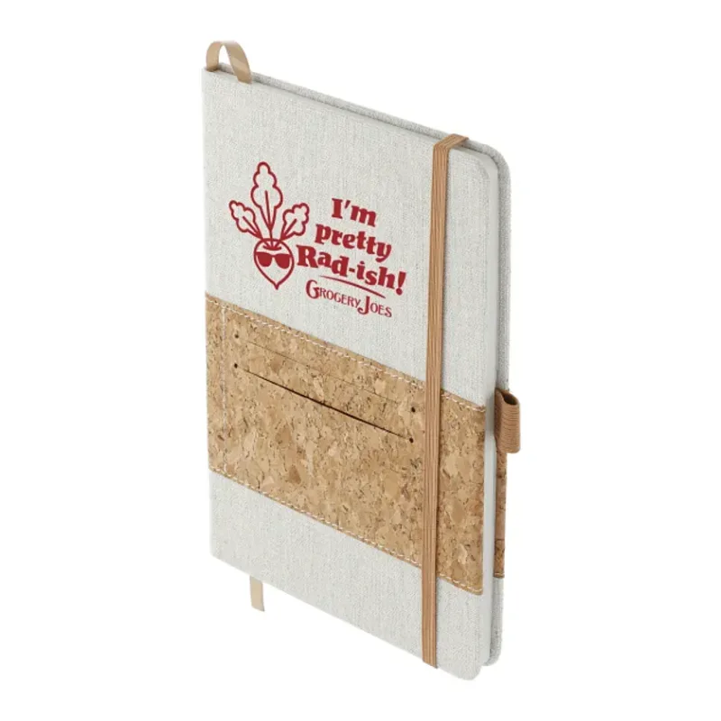 Custom EcoSmart Cotton Cork Notebook - 5.5"x8.5" — view 8