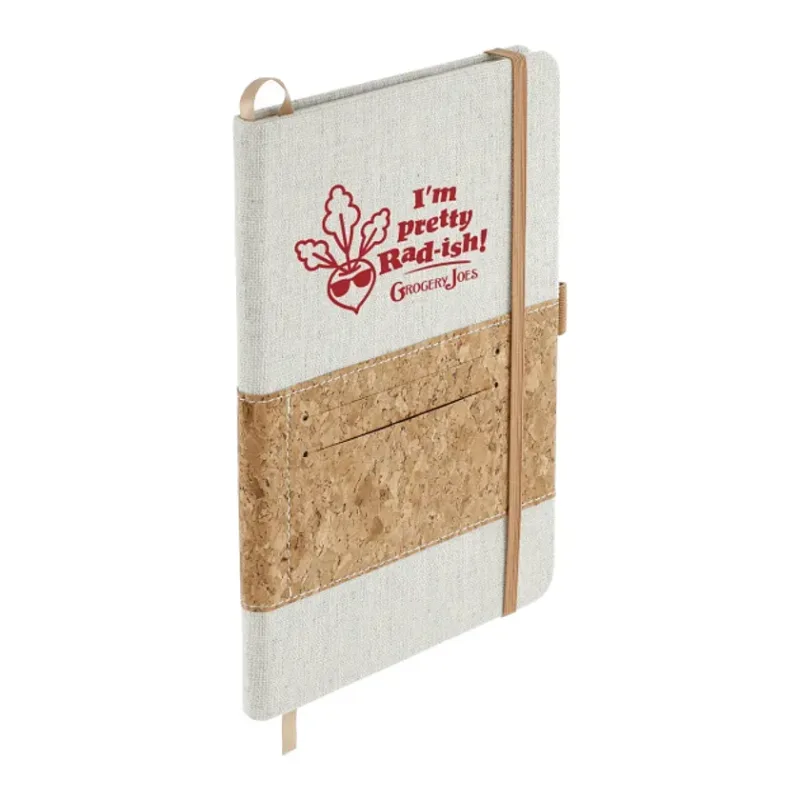 Custom EcoSmart Cotton Cork Notebook - 5.5"x8.5" — view 9