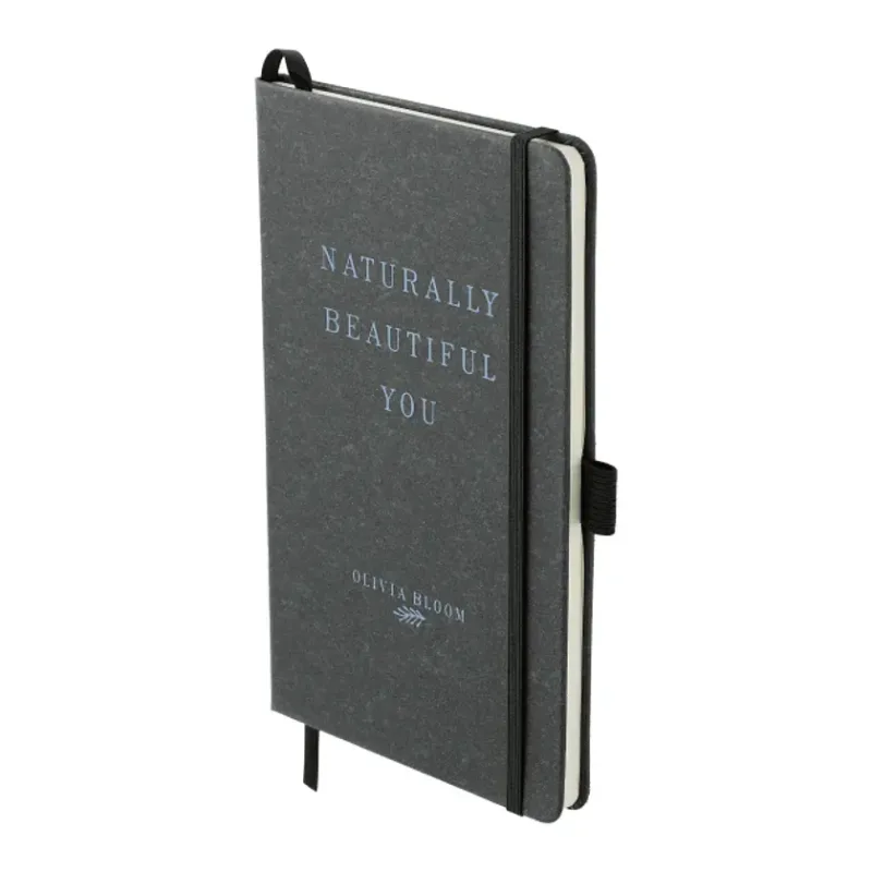 Custom Eco-Friendly Leather Bound JournalBook - 5.5"X8.5" — view 4