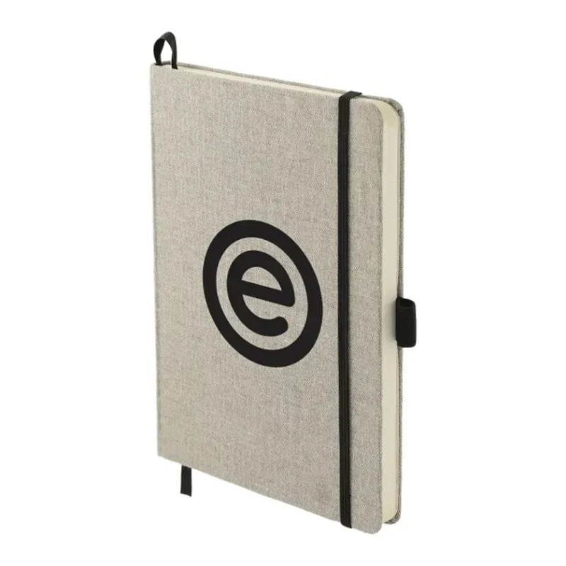 Custom Recycled Cotton Bound JournalBook - 5.5" x 8.5" — view 8