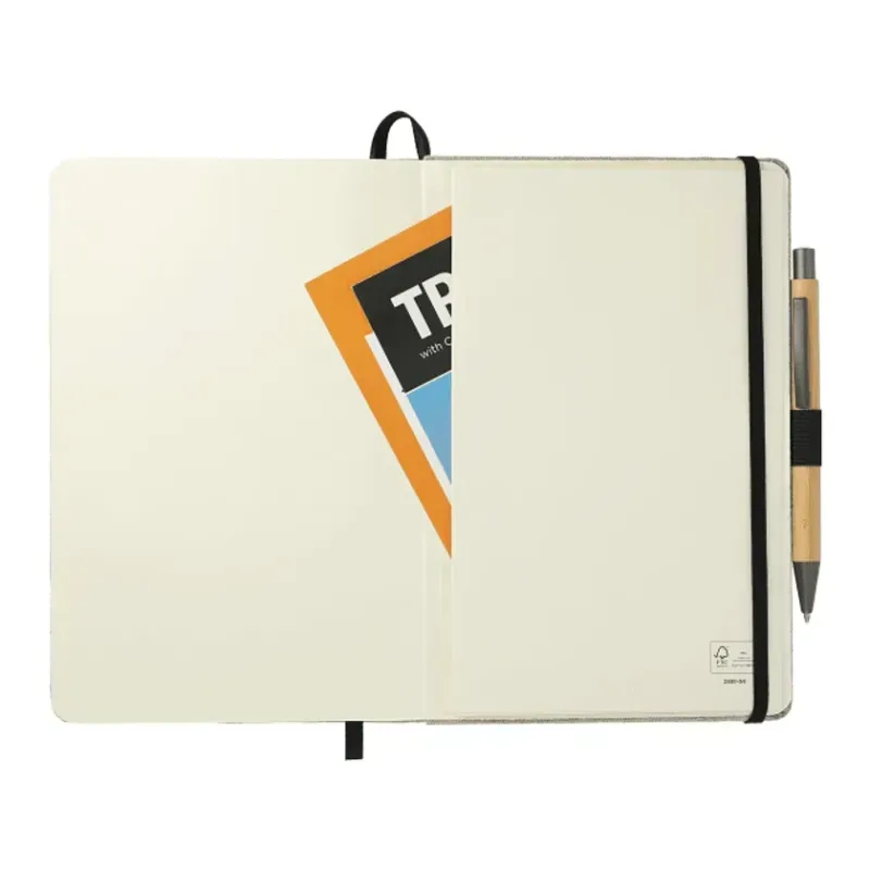 5.5" x 8.5" Recycled Cotton Bound JournalBook® Set — view 4