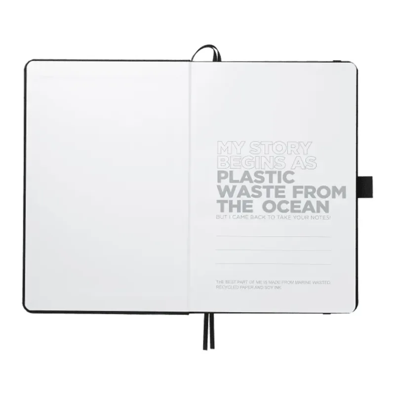 Custom Recycled Marine Bound JournalBook - 5.5"x8.5" — view 2