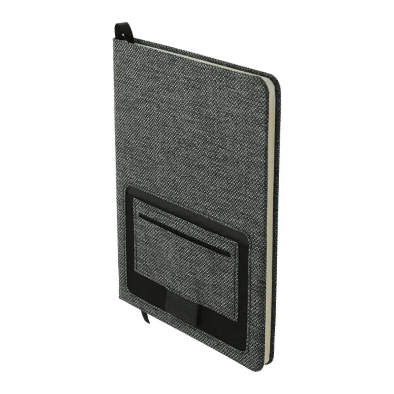 Custom Vila Recycled PET Bound Notebook - 5.5" x 8.5" — view 4
