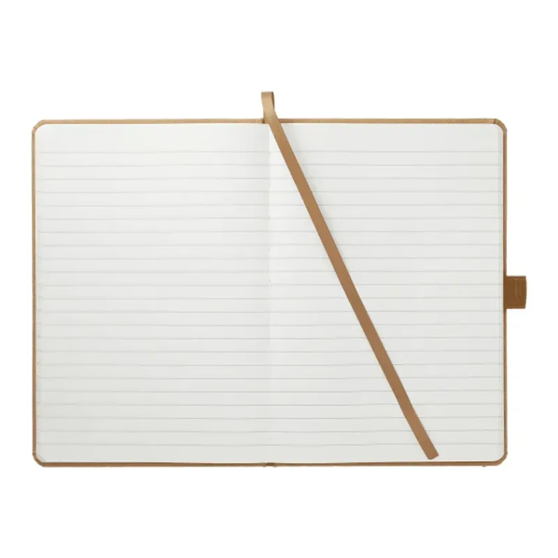 Custom Kraft Stone Bound JournalBook - 5.5" x 8.5" — view 3