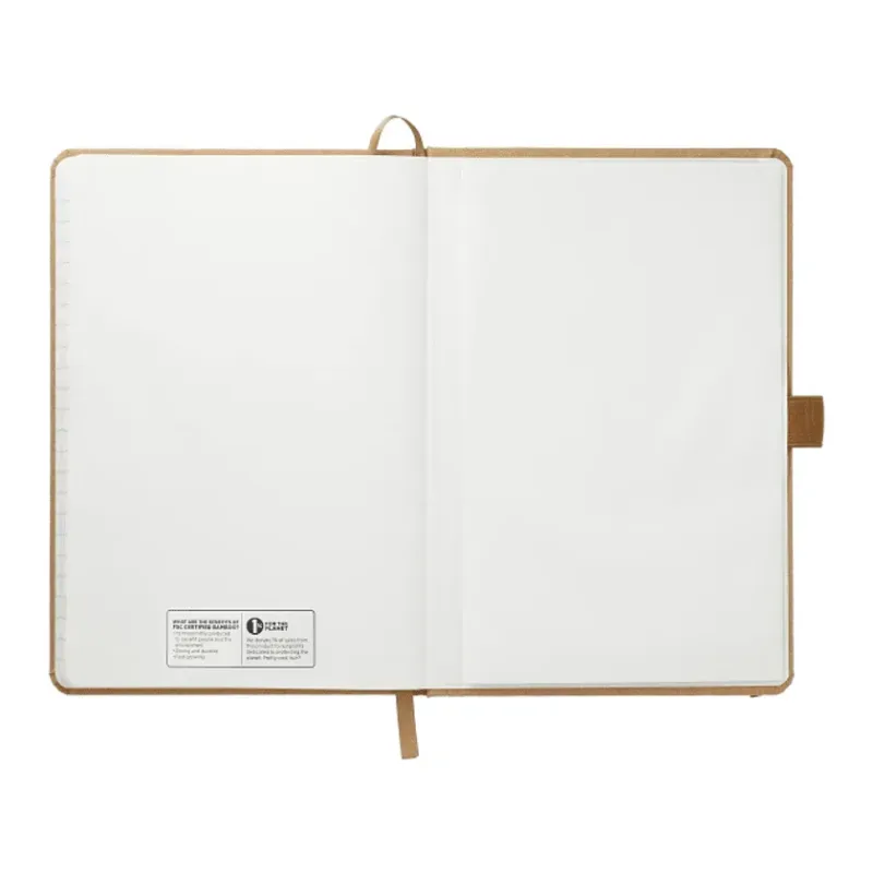 Custom Kraft Stone Bound JournalBook - 5.5" x 8.5" — view 4