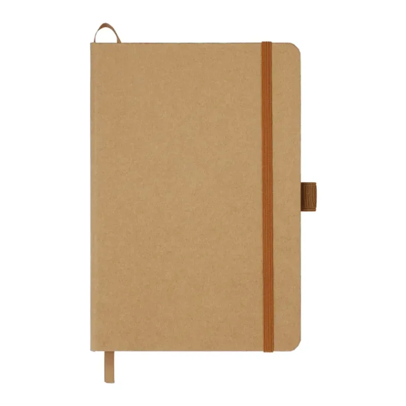 Custom Kraft Stone Bound JournalBook - 5.5" x 8.5" — view 5