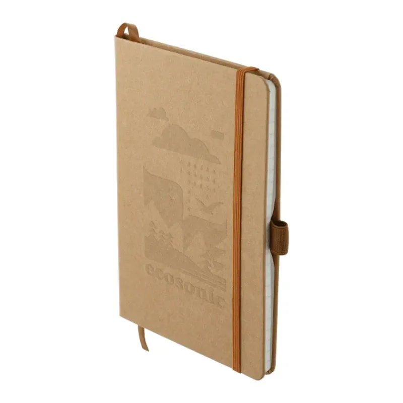 Custom Kraft Stone Bound JournalBook - 5.5" x 8.5" — view 6