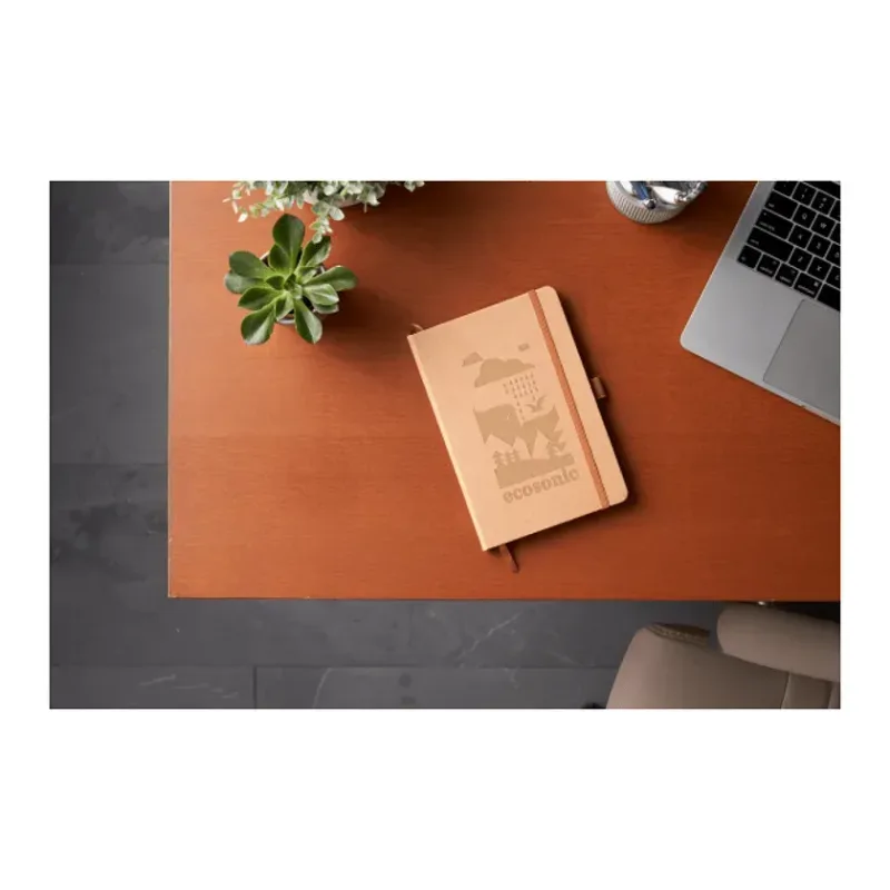 Custom Kraft Stone Bound JournalBook - 5.5" x 8.5" — view 7