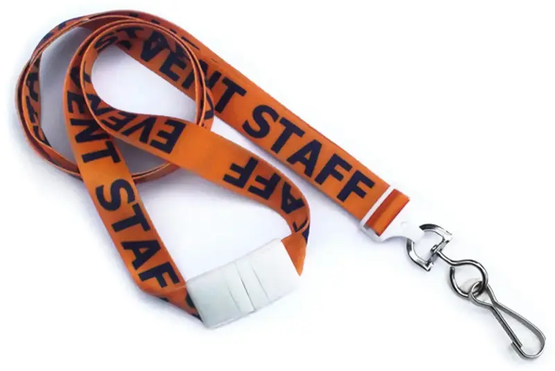 Custom Event Staff Lanyard - 5/8" Dye Sublimated Breakaway (100-Count)