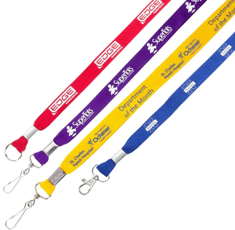Custom Logo Lanyards - 5/8" — view 2