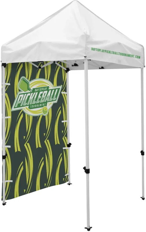 5' Economy Tent Full Wall (Dye Sublimated, Single-Sided) — view 2