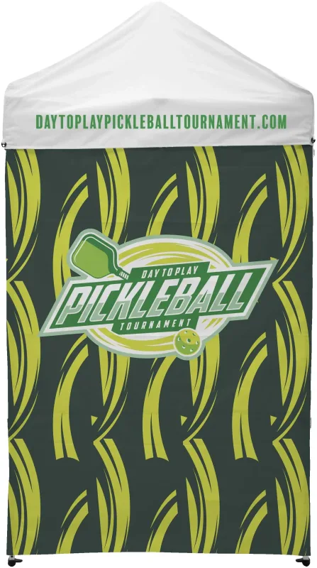 5' Economy Tent Full Wall (Dye Sublimated, Single-Sided) — view 3