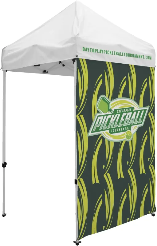 5' Economy Tent Full Wall (Dye Sublimated, Single-Sided) — view 4