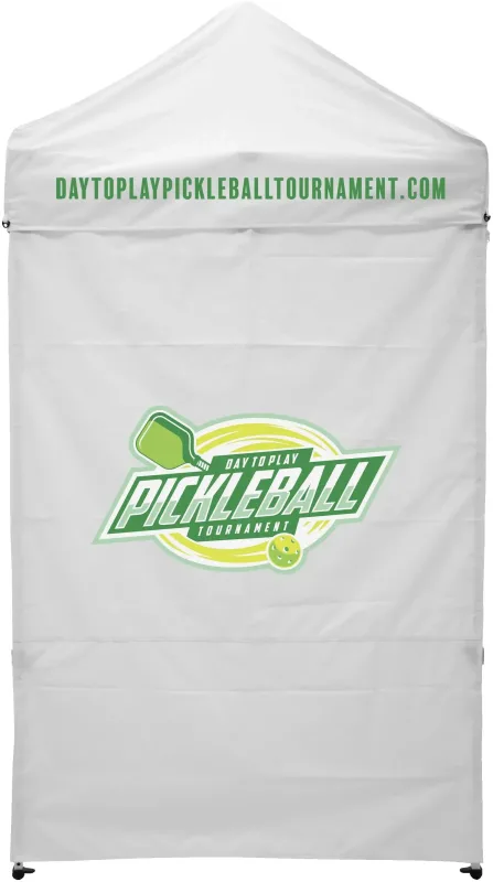 5' Economy Tent Full Wall (Full-Color Imprint) — view 2
