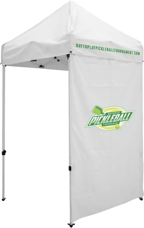 5' Economy Tent Full Wall (Full-Color Imprint) — view 3