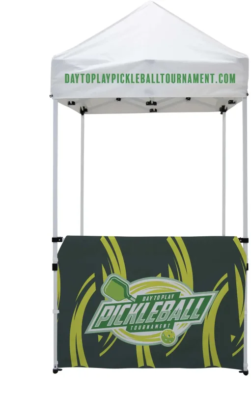 5' Economy Tent Half Wall (Dye Sublimated, Single-Sided) — view 2