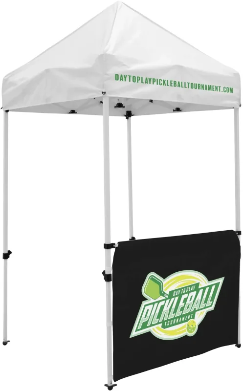 5' Economy Tent Half Wall (Full-Color Imprint) — view 4