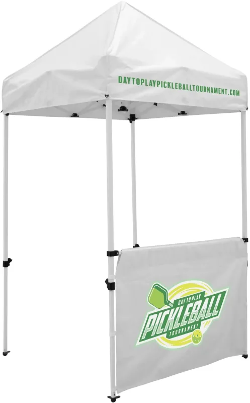 5' Economy Tent Half Wall Kit (Full-Color Imprint) — view 5
